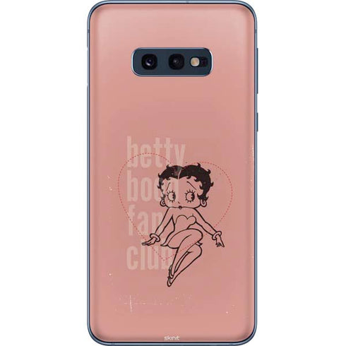 Betty Boop Fan Club Galaxy S10e Skin