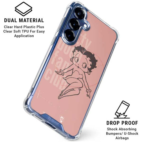 Betty Boop Fan Club Galaxy S25 Plus Clear Case