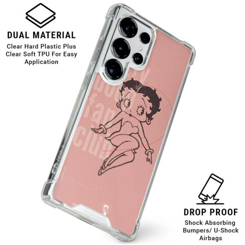 Betty Boop Fan Club Galaxy S25 Ultra Clear Case