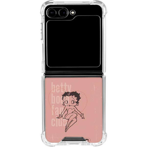 Betty Boop Fan Club Galaxy Z Flip6 Clear Case