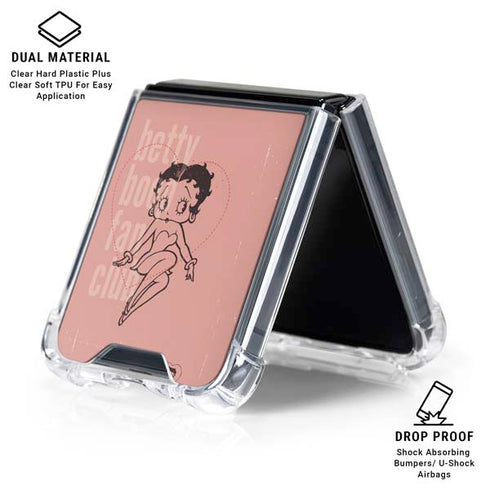 Betty Boop Fan Club Galaxy Z Flip6 Clear Case
