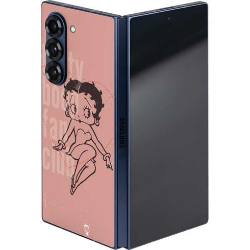 Betty Boop Fan Club Galaxy Z Fold6 Skin