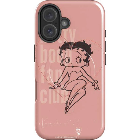 Betty Boop Fan Club iPhone 16 Magsafe Impact Case