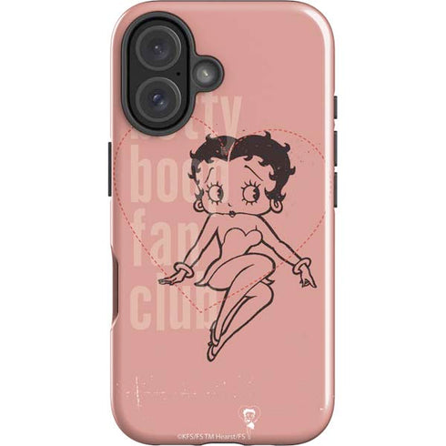 Betty Boop Fan Club iPhone 16 Plus Impact Case