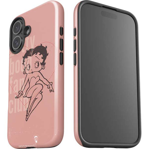 Betty Boop Fan Club iPhone 16 Plus Impact Case