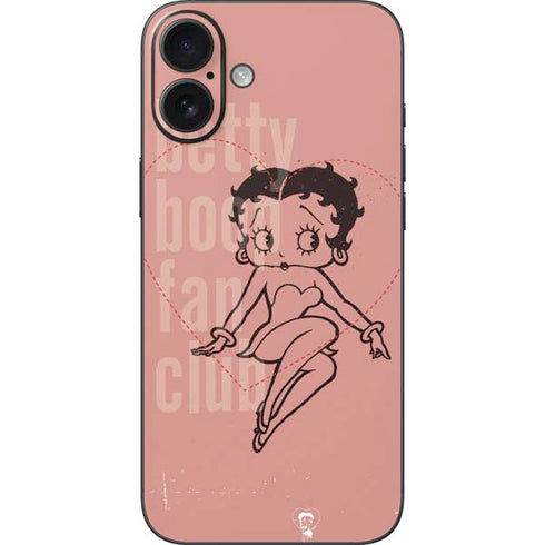 Betty Boop Fan Club iPhone 16 Plus Skin