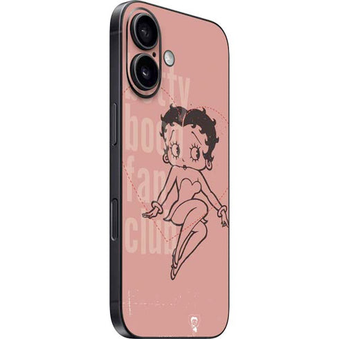 Betty Boop Fan Club iPhone 16 Plus Skin