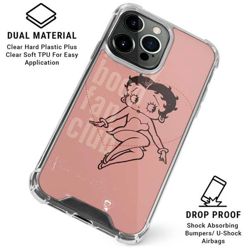 Betty Boop Fan Club iPhone 16 Pro Max Clear Case
