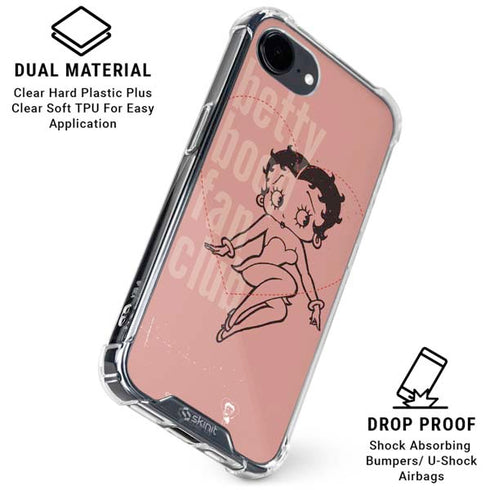 Betty Boop Fan Club iPhone 16e Clear Case