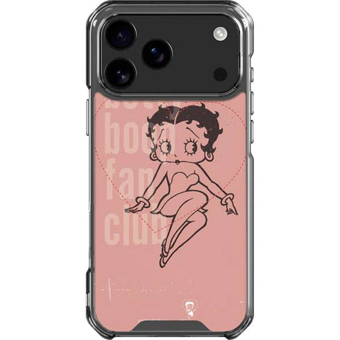 Betty Boop Fan Club iPhone 18 Pro Max Clear Case