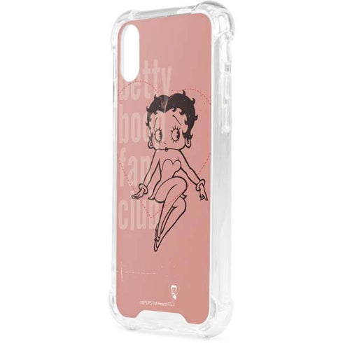 Betty Boop Fan Club iPhone XS Clear Case