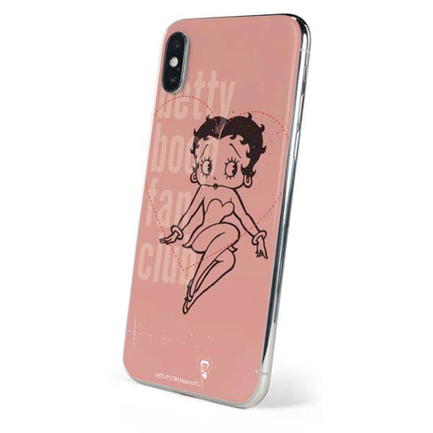 Betty Boop Fan Club iPhone XS Max Skin