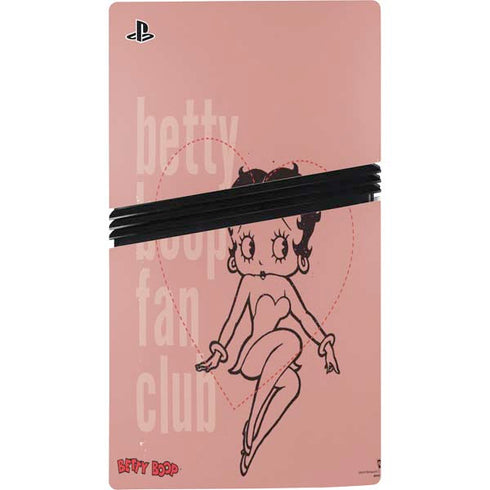 Betty Boop Fan Club PS5 Pro Console Skin