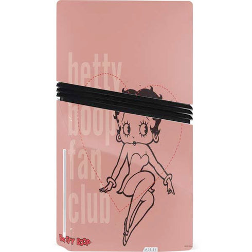 Betty Boop Fan Club PS5 Pro Disk Bundle Skin