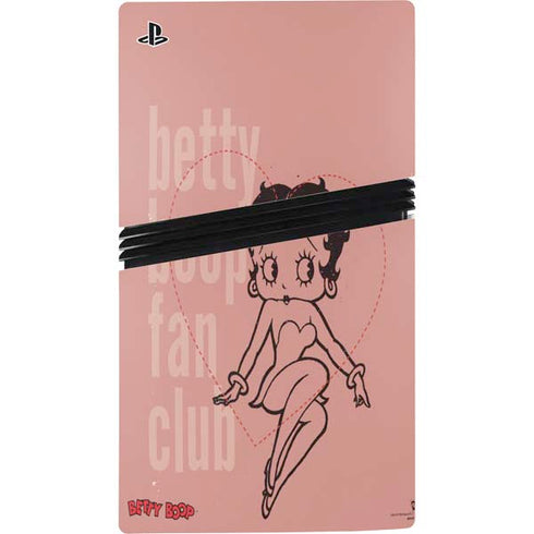 Betty Boop Fan Club PS5 Pro Disk Console Skin