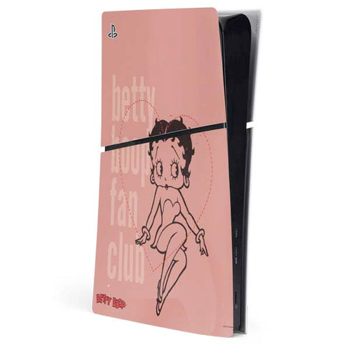Betty Boop Fan Club PS5 Slim Digital Edition Console Skin