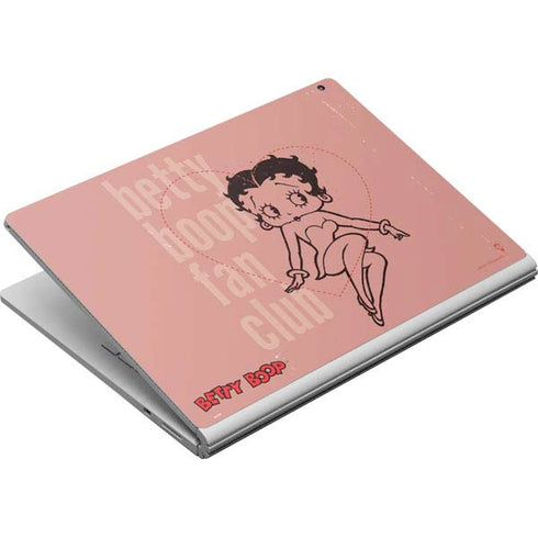 Betty Boop Fan Club Surface Book Skin