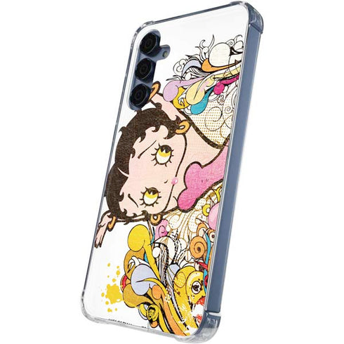 Betty Boop Hands Up Galaxy A35 5G Clear Case