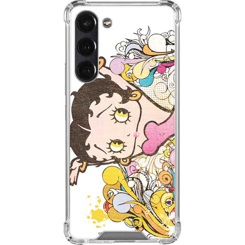 Betty Boop Hands Up Galaxy S24 FE Clear Case