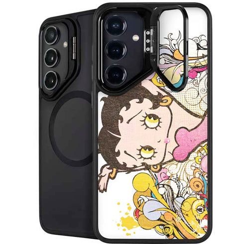 Betty Boop Hands Up Galaxy S25 Plus Kickstand Case