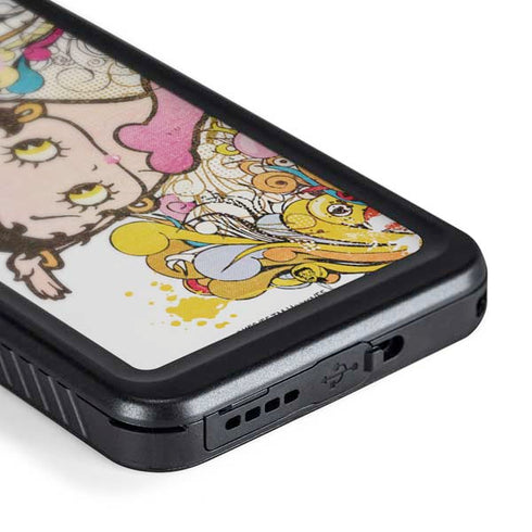 Betty Boop Hands Up Galaxy S24 Plus Waterproof Case