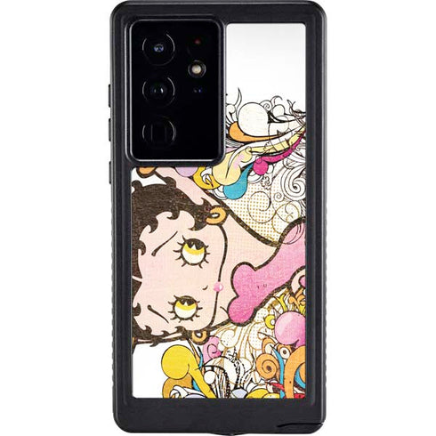 Betty Boop Hands Up Galaxy S24 Ultra Waterproof Case