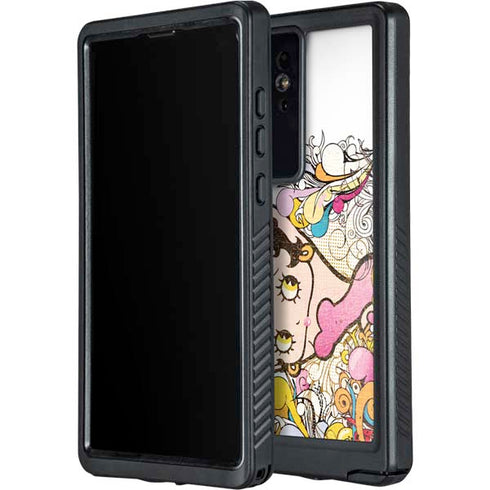 Betty Boop Hands Up Galaxy S24 Ultra Waterproof Case