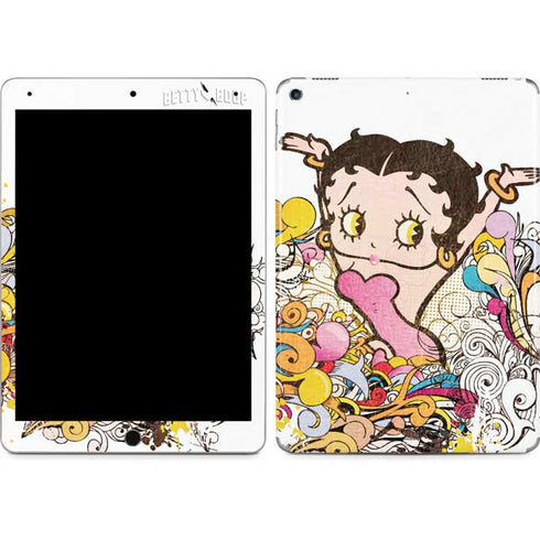 Betty Boop Hands Up iPad Skins