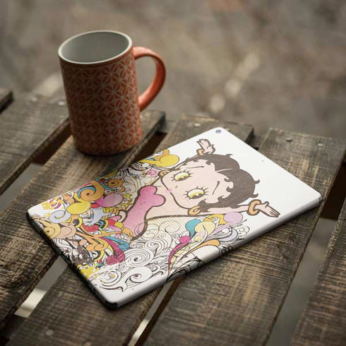 Betty Boop Hands Up iPad Skins