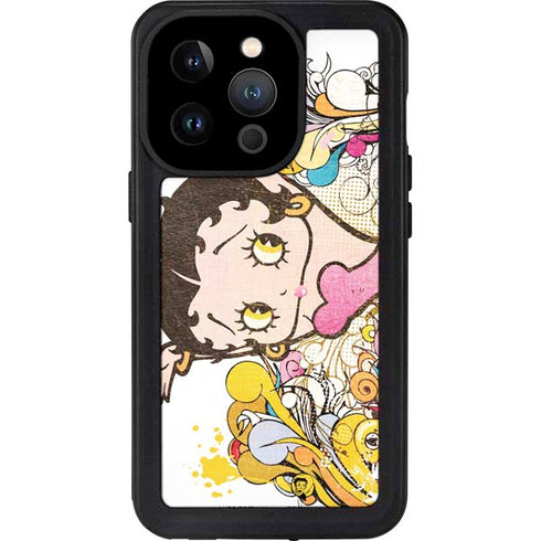 Betty Boop Hands Up iPhone 15 Pro Waterproof Case