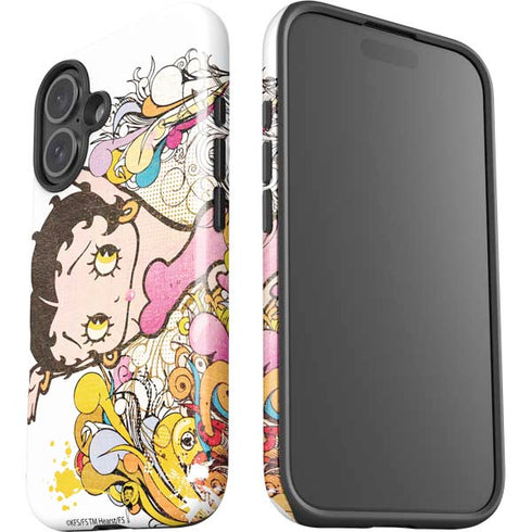 Betty Boop Hands Up iPhone 16 Plus Impact Case