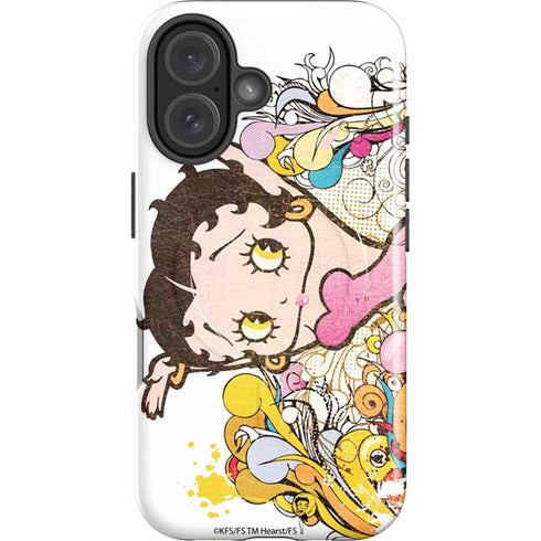 Betty Boop Hands Up iPhone 16 Plus Magsafe Impact Case