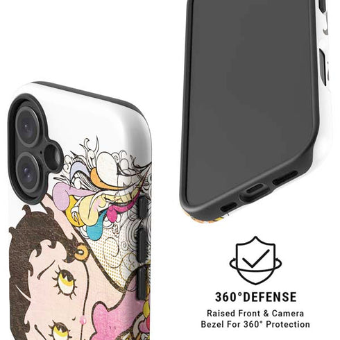Betty Boop Hands Up iPhone 16 Plus Magsafe Impact Case