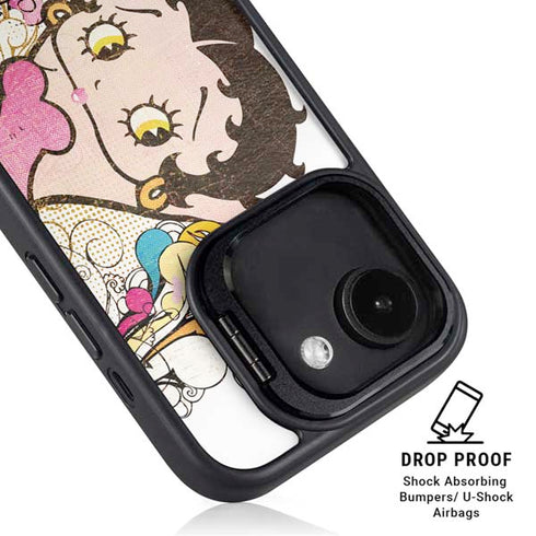 Betty Boop Hands Up iPhone 16e Kickstand Case