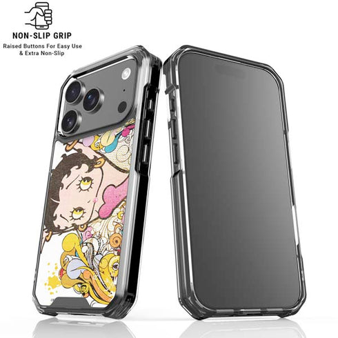 Betty Boop Hands Up iPhone 18 Pro Clear Case