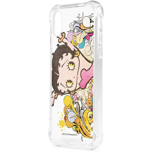 Betty Boop Hands Up iPhone XS Clear Case