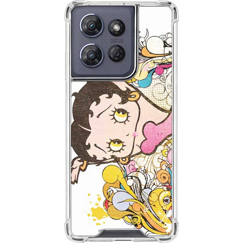 Betty Boop Hands Up Moto G 5G (2025) Clear Case
