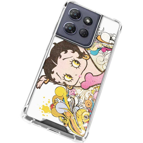 Betty Boop Hands Up Moto G Power 5G (2025) Clear Case