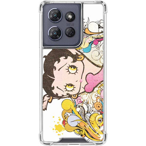Betty Boop Hands Up Moto G Stylus 5G (2025) Clear Case