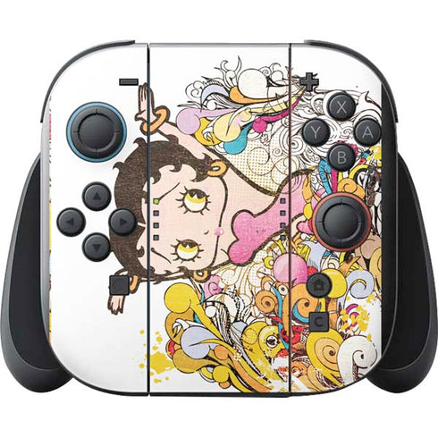 Betty Boop Hands Up Nintendo Switch 2 (2025) with Joy-Con Skin
