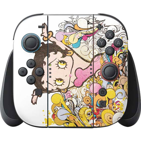 Betty Boop Hands Up Nintendo Switch 2 (2025) Joy-Con Controller Skin