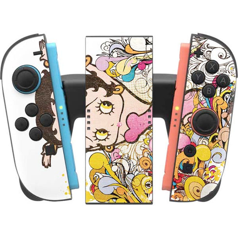 Betty Boop Hands Up Nintendo Switch 2 (2025) Joy-Con Controller Skin