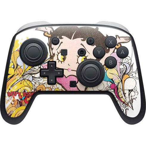 Betty Boop Hands Up Nintendo Switch 2 (2025) Pro Controller Skin