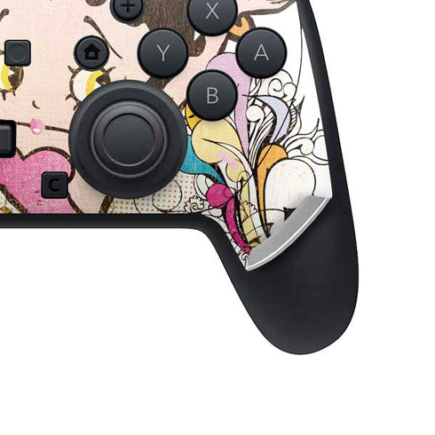 Betty Boop Hands Up Nintendo Switch 2 (2025) Pro Controller Skin