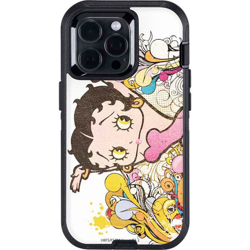 Betty Boop Hands Up Otterbox Defender iPhone Skin