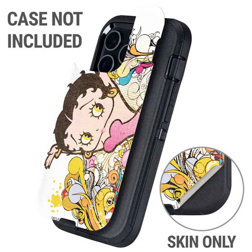 Betty Boop Hands Up Otterbox Defender iPhone Skin