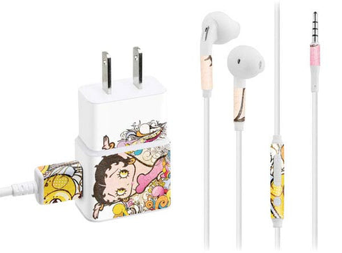 Betty Boop Hands Up Phone Charger Skin