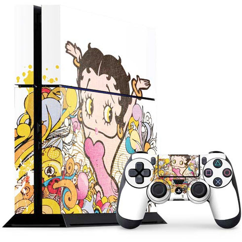 Betty Boop Hands Up PlayStation PS4 Skins