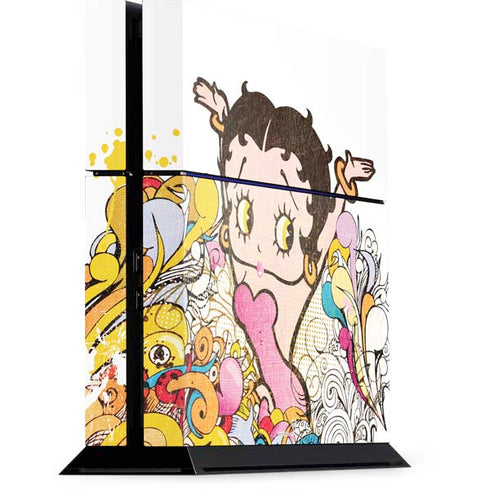 Betty Boop Hands Up PlayStation PS4 Skins