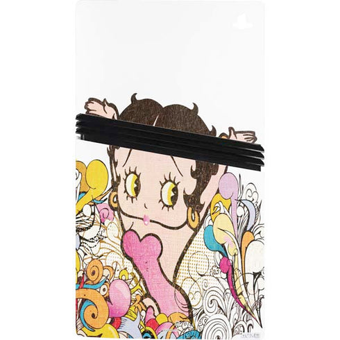Betty Boop Hands Up PS5 Pro Console Skin